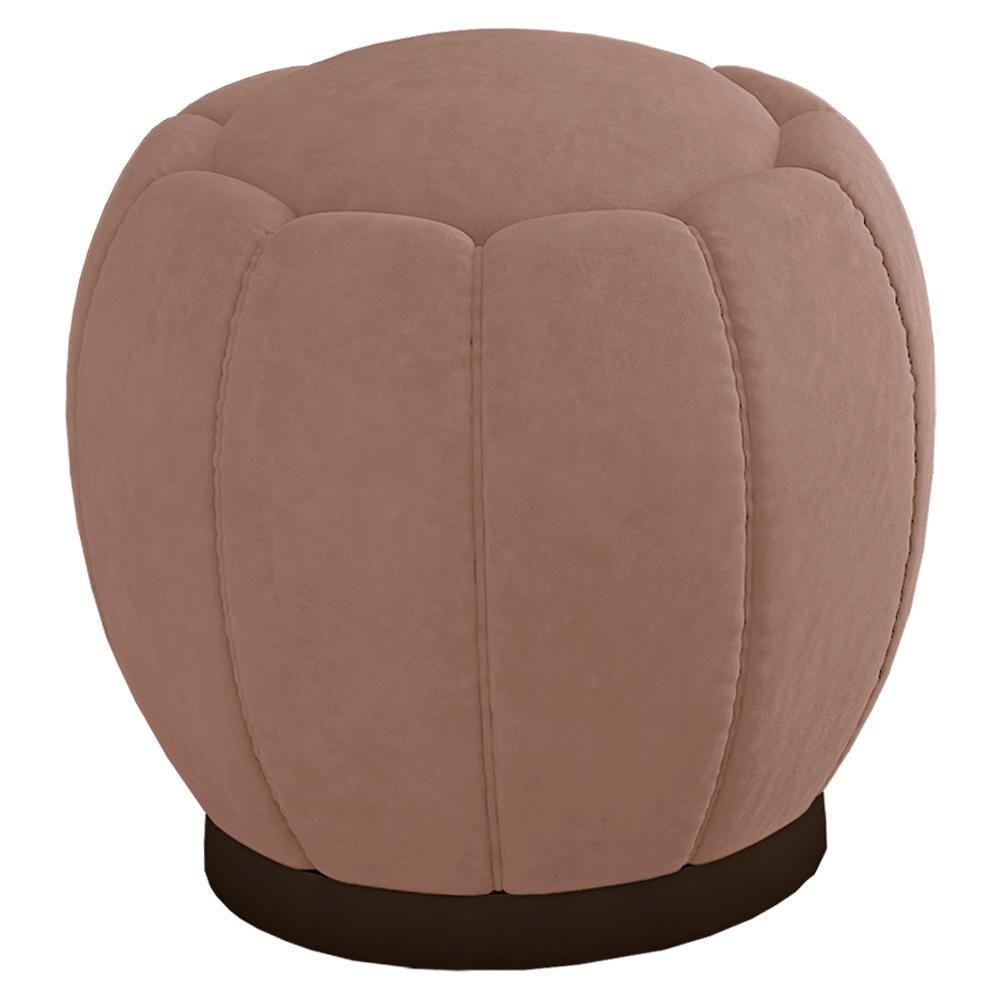 Puff Puf Para Sala Base Metal Tull Veludo Sl 949 Peer Sl 949 - 1