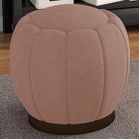 Puff Puf Para Sala Base Metal Tull Veludo Sl 949 Peer Sl 949