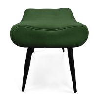 Puff Sher Suede Pés Palito De Ferro - D'Rossi Cor Verde - 6