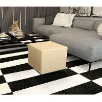 Puff Sevilha Preto E Bege - Cor: Preto - 2