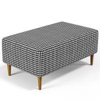 Kit 02 Puffs Cléo W01 Pés Palito 90 Cm Pied Poule - 7