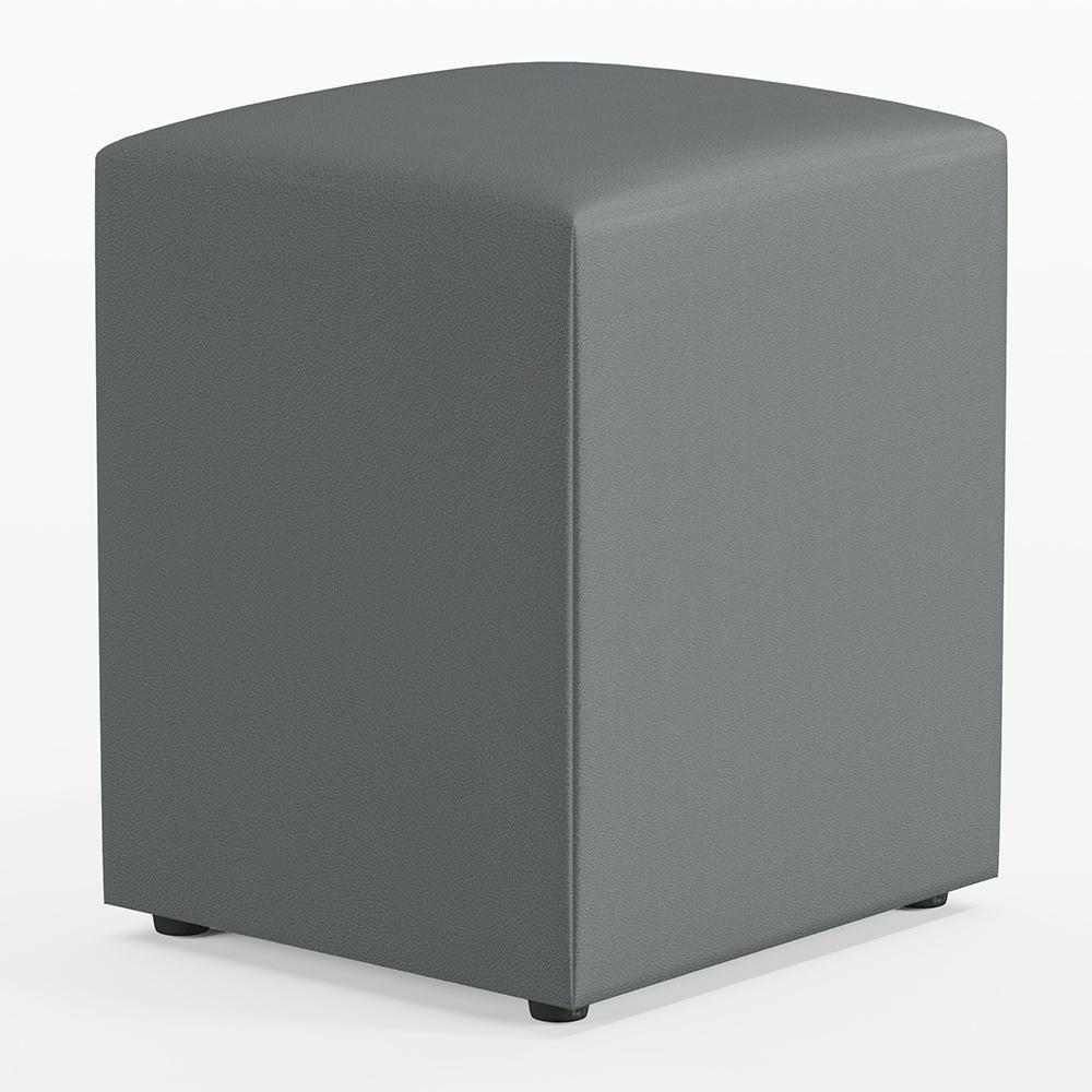 Kit 04 Puffs Quadrado L02 Corano Cinza - 4