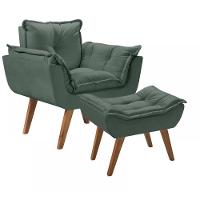 Kit Poltrona Opalla Com Puff Moveis D Salla. - 1