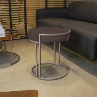 Puff Love Suede Marrom Base Cobre D´rossi - 2