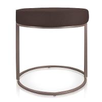 Puff Love Suede Marrom Base Cobre D´rossi - 4