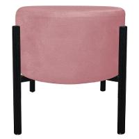 Puff Iron Suede Base Palito D´rossi Rose - 2