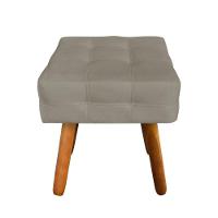 Puff Elisa Suede Marrom Rato Pés Palito - 2