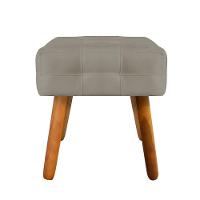 Puff Elisa Suede Marrom Rato Pés Palito - 3