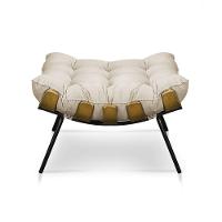 Puff Costela Suede Base Metal Bege - 2