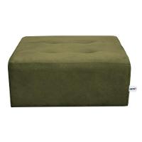 Puff Quadrado Com Pés Com Alumínio Chumbo - 5