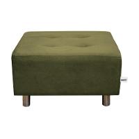 Puff Quadrado Com Pés Com Alumínio Chumbo - 7