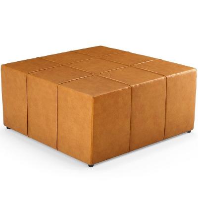 Puff Quadrado Milano 90x90cm W01 Couríssimo Whisky