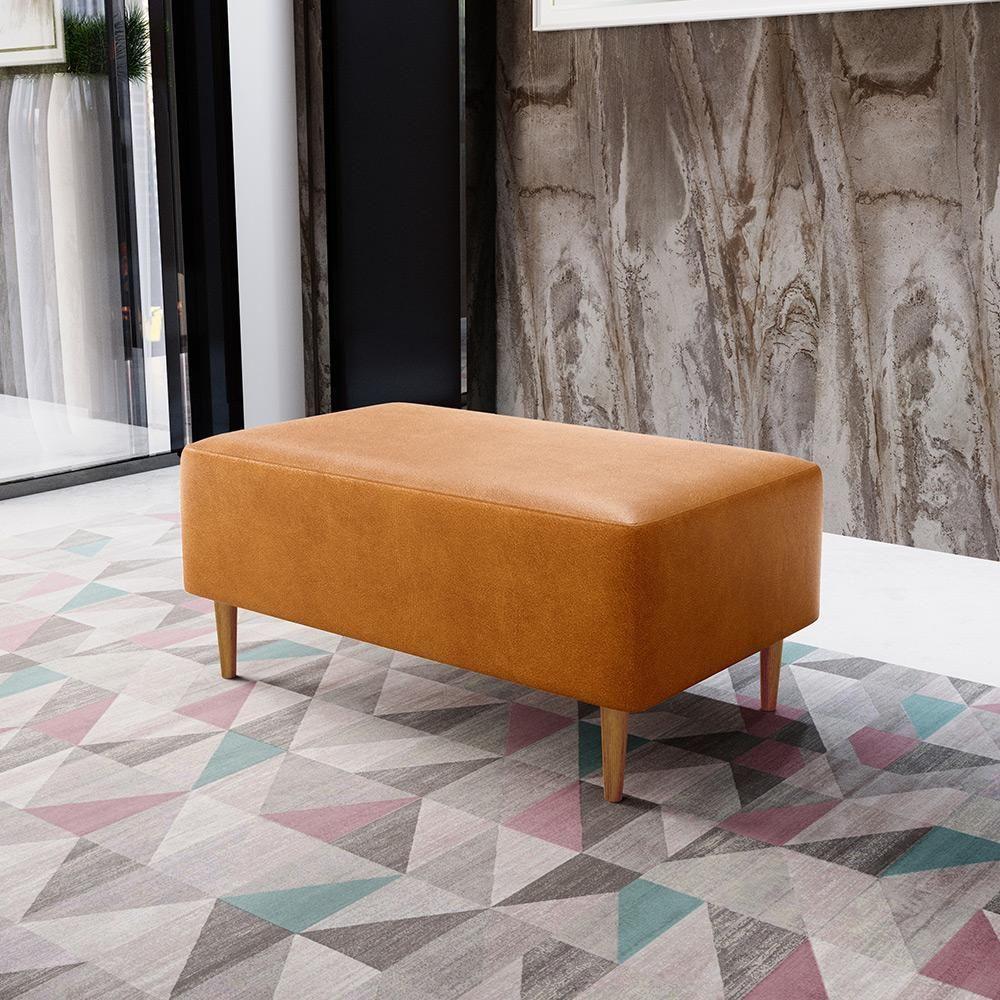 Puff Cléo W01 Pés Palito 90 Cm Courissímo Whisky - 7