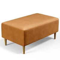 Puff Cléo W01 Pés Palito 90 Cm Courissímo Whisky - 1