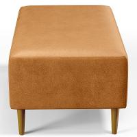 Puff Cléo W01 Pés Palito 90 Cm Courissímo Whisky