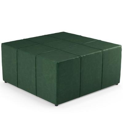 Puff Quadrado Milano 90x90cm W01 Facto Verde Musgo