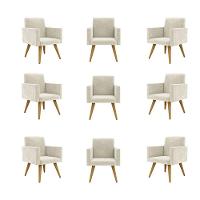 Kit 09 Poltronas Sala, Quarto, Escritorio bege - 1