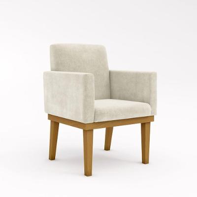 Poltrona Reforçada bege Balaqui Decor
