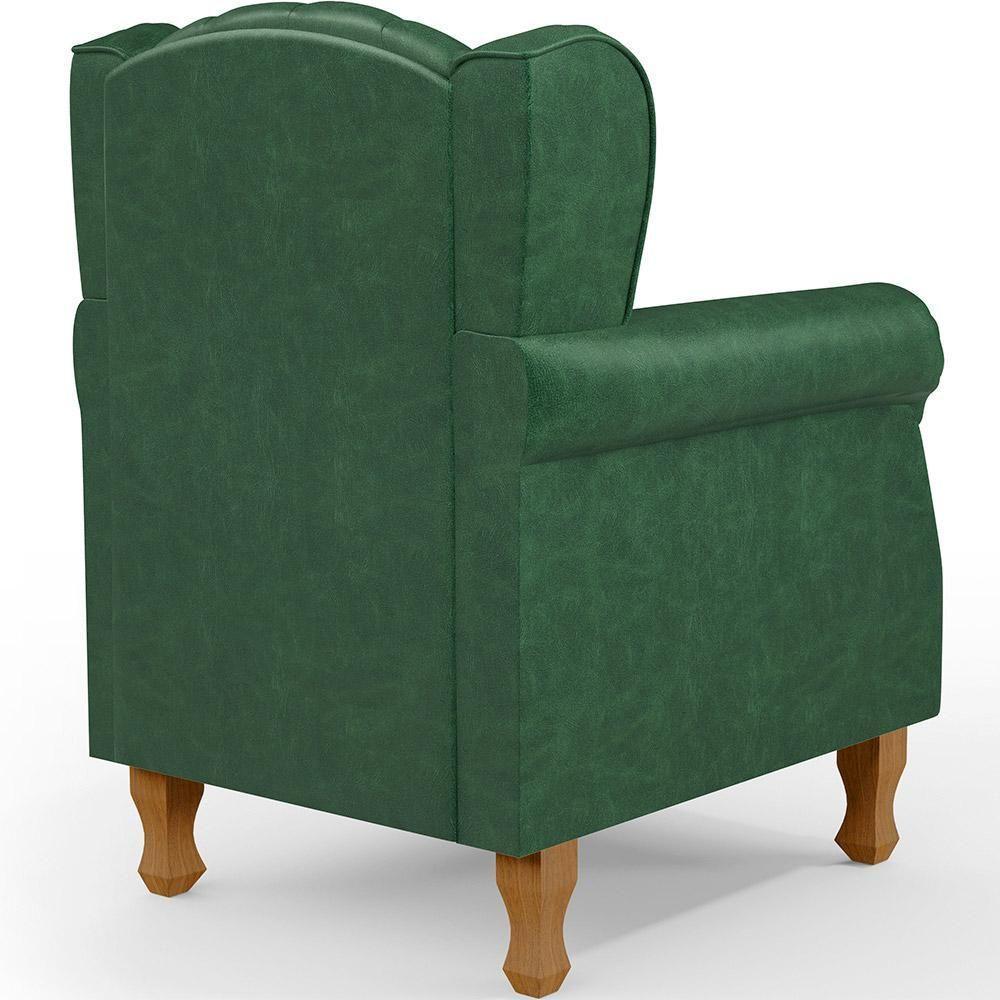 Poltrona Yara P02 Com Puff Paris Facto Verde Musgo - 2