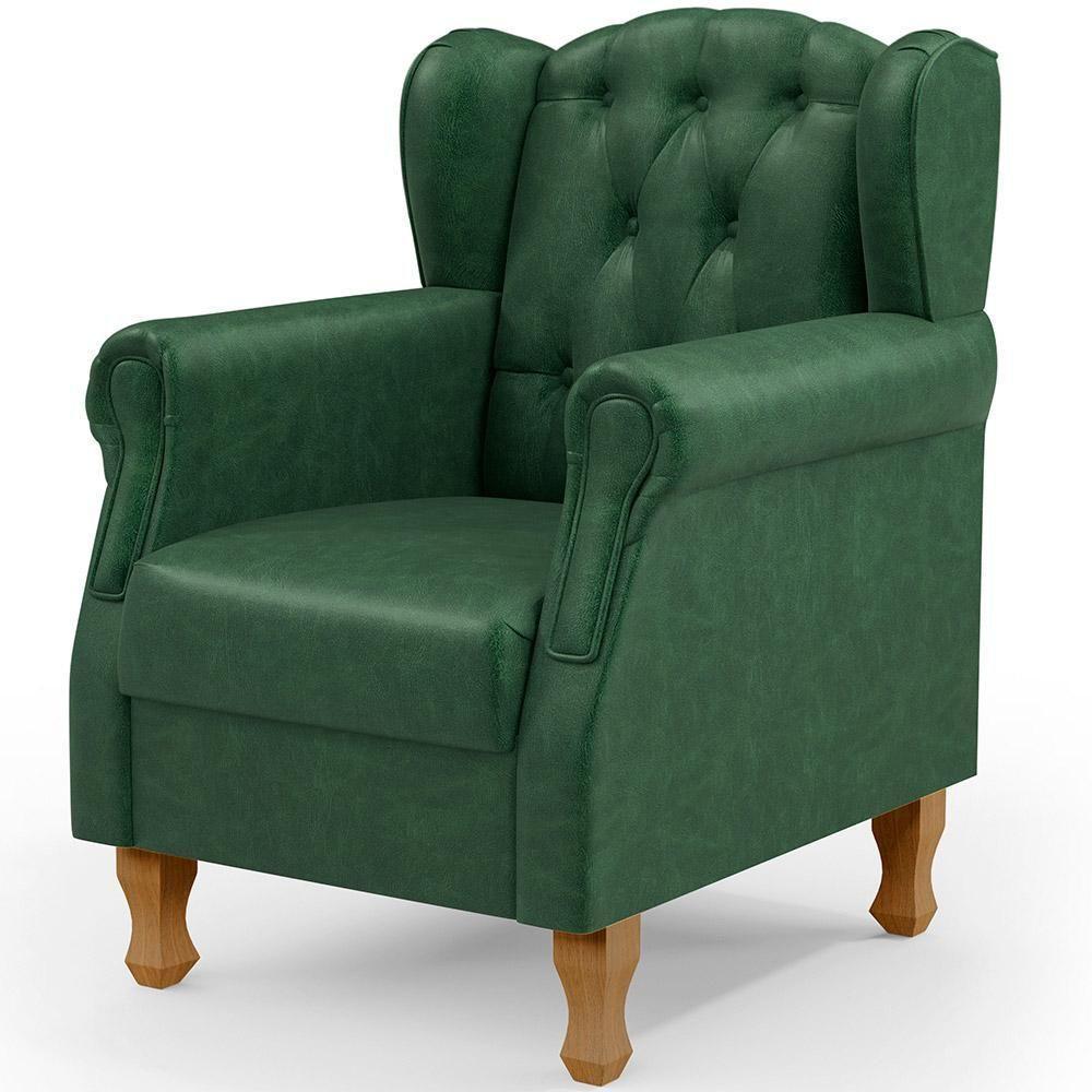 Poltrona Yara P02 Com Puff Paris Facto Verde Musgo - 8