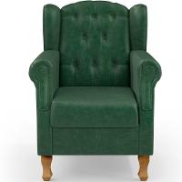 Poltrona Yara P02 Com Puff Paris Facto Verde Musgo