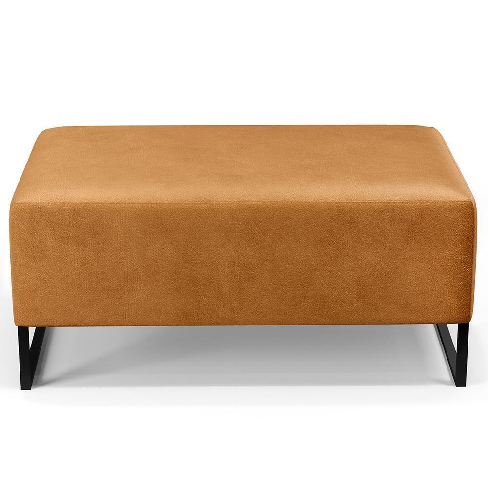 Kit 02 Puffs Cléo W01 Base Ferro 90 Cm Couríssimo Whisky - 4