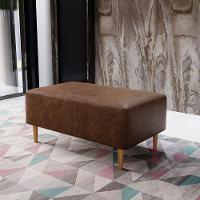 Kit 02 Puffs Cléo W01 Pés Palito 90 Cm Couríssimo Marrom - 8