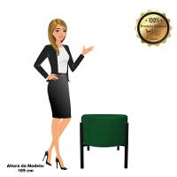 Kit 02 Puffs Iron Suede Base Palito Drossi - Verde - 3