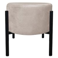 Kit 02 Puffs Iron Suede Bege Base Palito D´rossi - 3