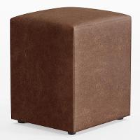 Kit 04 Puffs Quadrado L02 Couríssimo Marrom - 4