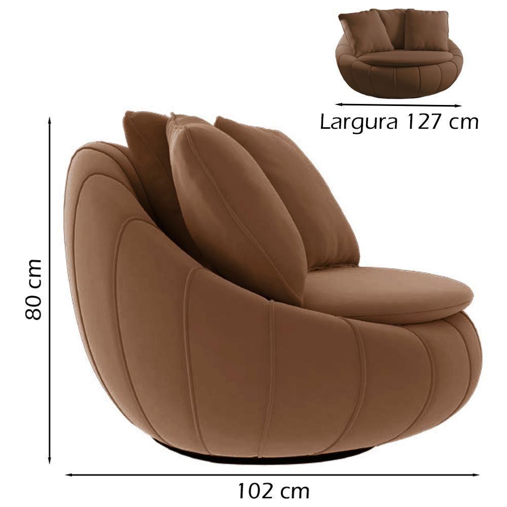 Poltrona Decorativa Base Giratoria Zafira Sl 942 Moll Sl 942 - 5