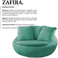 Poltrona Decorativa Base Giratoria Zafira Sl 946 Moll Sl 946 - 6