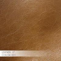 Puff Sala de Estar Rene Debrum Couro Marrom Claro Gran Belo - 4