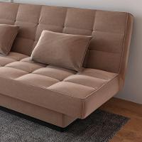 Sofá Cama Andradas 3 Lugares Veludo Choco Mamflex Choco