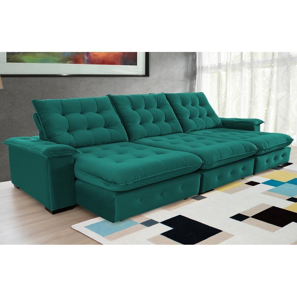 Sofá Coliseu Super Pillow 3,70m Marrom - 6