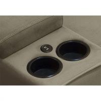 Sofá Ferguile Genebra 3 Lugares Com Porta Copo E Usb Castor - 2