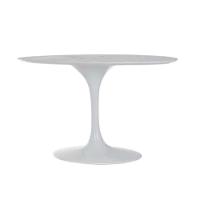Base De Mesa De Jantar Saarinen Oval Para Tampo De 244x137 Cm Branca - 1