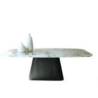 Mesa Cone Retangular 198x122cm Base ébano - 1