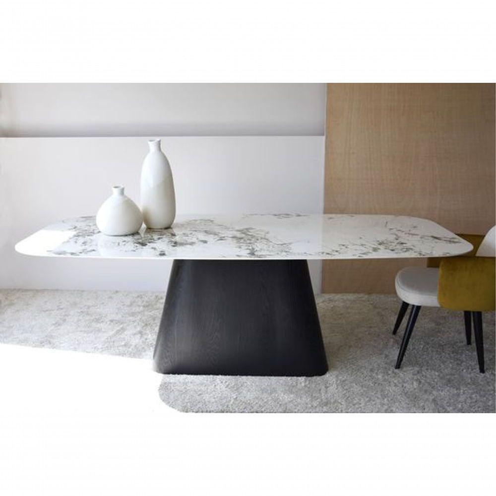 Mesa Cone Retangular 120x80cm Base ébano - 2