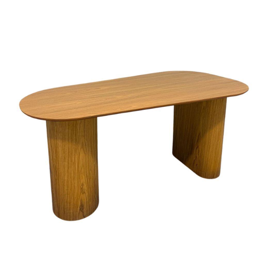 Mesa De Jantar Cone Orgânica Dupla 160x90cm Freijó - 2