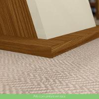 Mesa De Jantar Com Tampo Em Mdf 120cm Kesha Casa 812 Nature Com Off White - 3