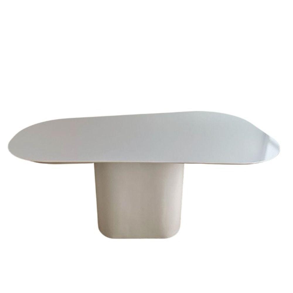 Mesa De Jantar Modelar Orgânica Laqueada 140x90cm - 3