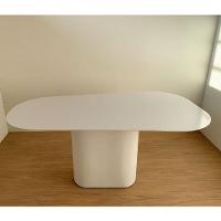 Mesa De Jantar Modelar Orgânica Laqueada 140x90cm - 5