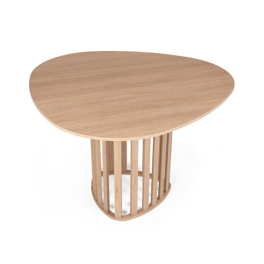 Mesa De Jantar Orgânica 4 Lugares 120x118cm Jade - Straub Web - 1