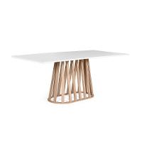 Mesa De Jantar Retangular 6 Lugares 180x90cm Gabi Branco/jade - Straub Web - 1