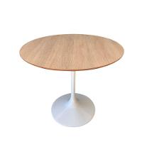Mesa De Jantar Saarinen 70 Cm Tampo Jade Base Branca Branco - 1