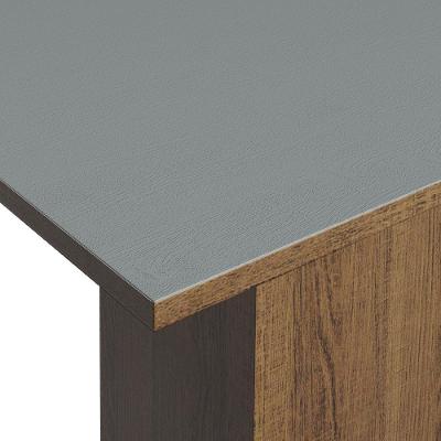 Mesa De Jantar Quadrada Tampo De Madeira Madesa 5363 - Rustic/cinza Rustic/cinza