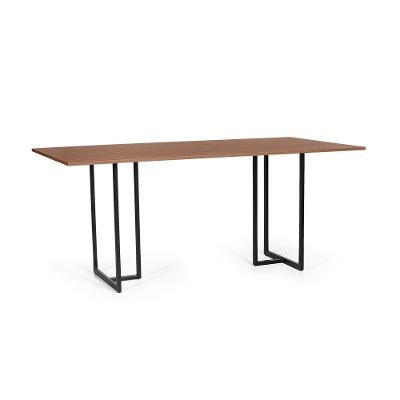 Mesa De Jantar Retangular Industrial 6 Lugares 160x90cm Atos Noronha - Straub Web