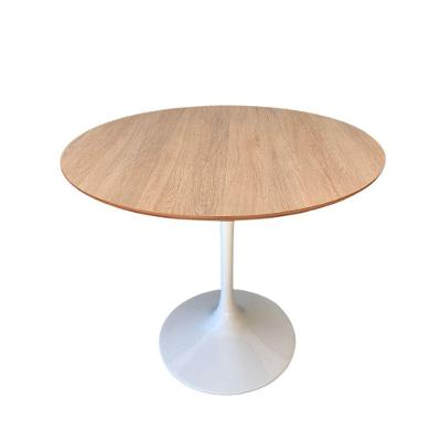 Mesa De Jantar Tulipa Saarinen Redonda 100cm Tampo Jade Cor Branco