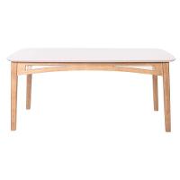 Mesa De Jantar Veneza Com Detalhe Em Rattan 6010-m Medidas 160cm X 80cm Cor Cera - Clara - 3